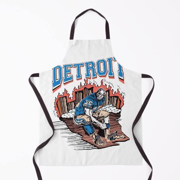 Item preview, Detroit Retro Skull Football designed and sold by ManuelCai10045.