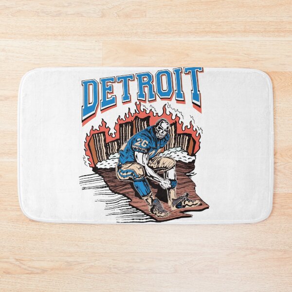 Item preview, Detroit Retro Skull Football designed and sold by ManuelCai10045.