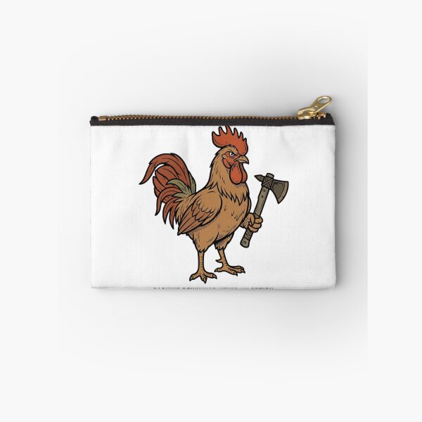Item preview, Tactical Rooster Backing Down Was Never An Option Funny Chicken Axe Humor designed and sold by raedattia.