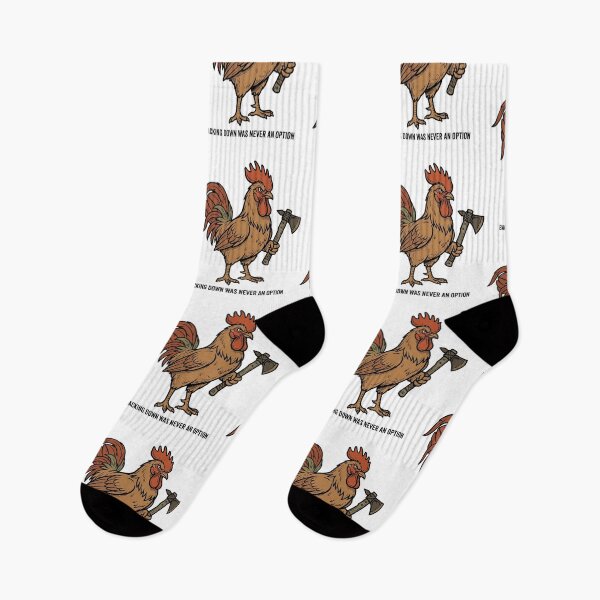 Item preview, Tactical Rooster Backing Down Was Never An Option Funny Chicken Axe Humor designed and sold by raedattia.