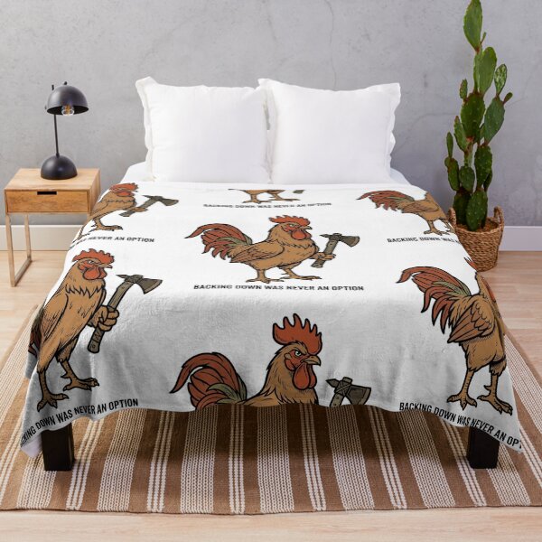 Item preview, Tactical Rooster Backing Down Was Never An Option Funny Chicken Axe Humor designed and sold by raedattia.