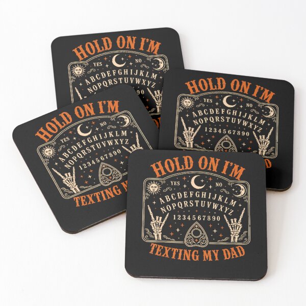 Item preview, Hold On Im Texting My Dad Ouija Board Funny Halloween Father designed and sold by Trippy-Toad.
