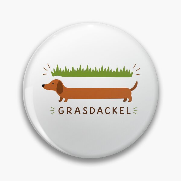 Item preview, Grasdackel (Grass Dachshund) Swabian dialect saying typography design designed and sold by JVFotoArt.