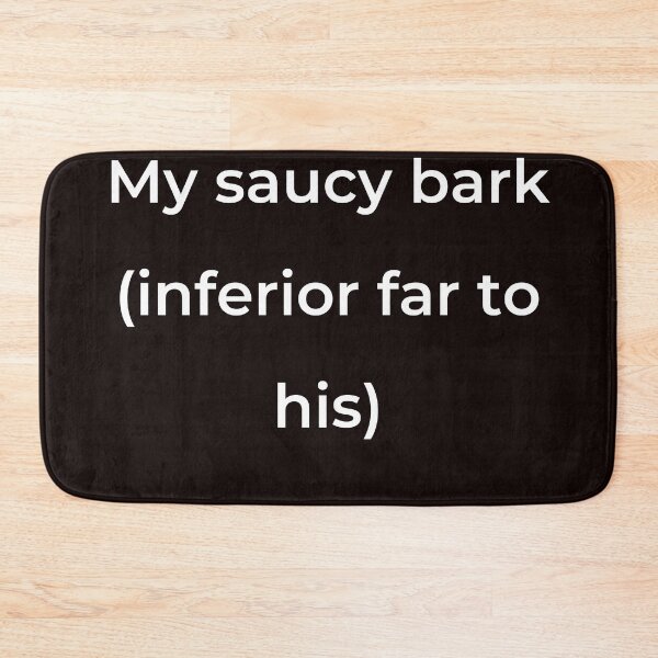 Item preview, “My saucy bark (inferior far to his)” - print white designed and sold by ariksworld.