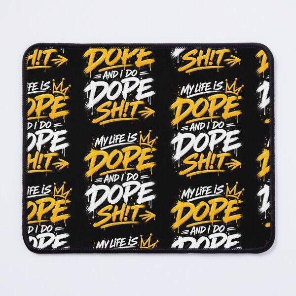 Item preview, My Life Is Dope Funny Motivational Graffiti Quote designed and sold by Trippy-Toad.