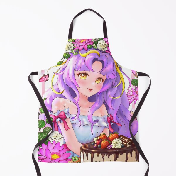 Item preview, Cute Neko Girl's Birthday Cake designed and sold by Farviny.