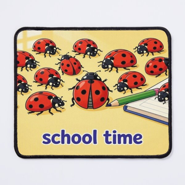 Item preview, Cute Ladybugs Pattern - Lucky Aesthetic Illustration designed and sold by Breezes-of-Ida.