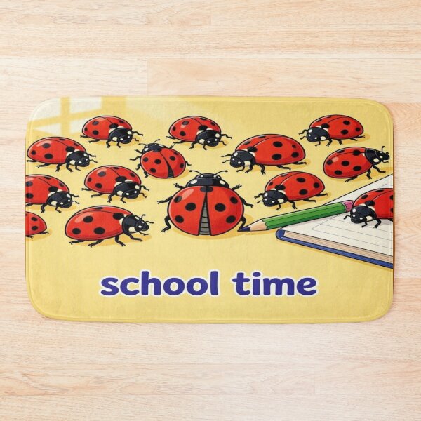 Item preview, Cute Ladybugs Pattern - Lucky Aesthetic Illustration designed and sold by Breezes-of-Ida.