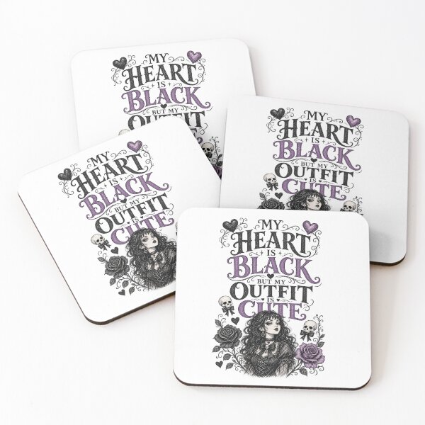 Item preview, My Heart Is Black, My Outfit Is Cute designed and sold by zakvisuals.
