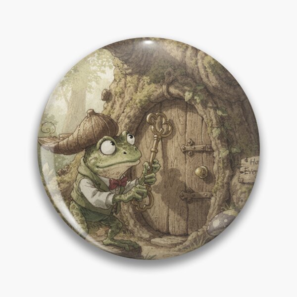 Item preview, Toad Locksmith Who Lost the Only Key designed and sold by PictorialWhimsy.