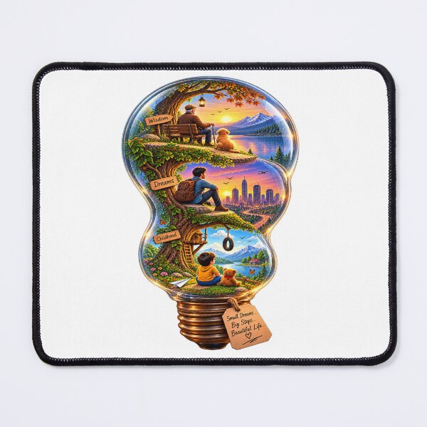 Item preview, Small Dreams Big Steps Beautiful Life – Life Journey Childhood Dreams Wisdom Sticker designed and sold by Genzfirevibes.