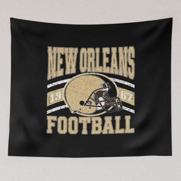 Item preview, New Orleans Football Vintage Helmet Retro Pullover designed and sold by BethBenja21928.