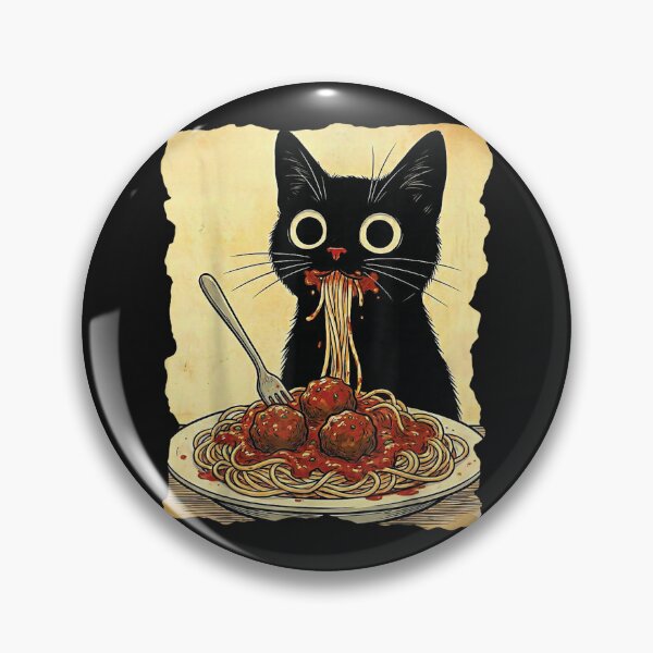 Item preview, Cat Spaghetti and Meatballs Japanese Kawaii Anime designed and sold by ClairLuther571.