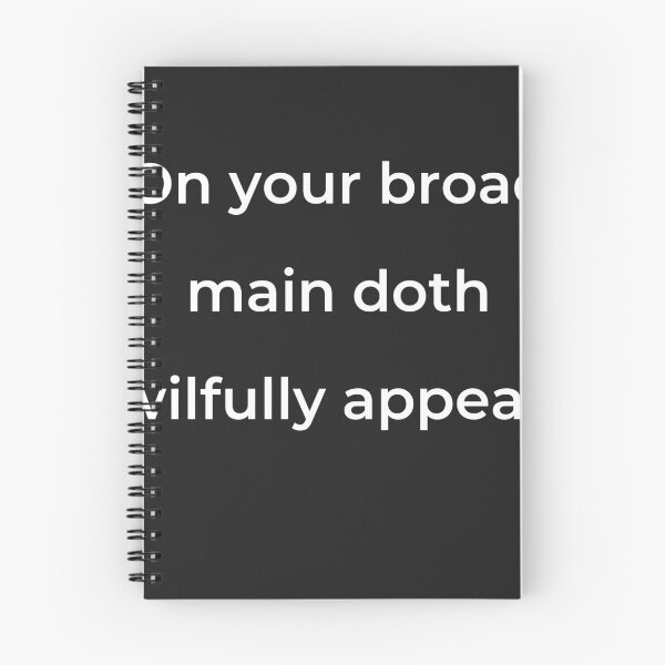 Item preview, “On your broad main doth wilfully appear.” - print white designed and sold by ariksworld.