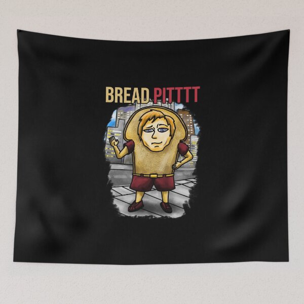 Item preview, Bread Pitt – Funny Baguette Food Pun designed and sold by Migiteart.