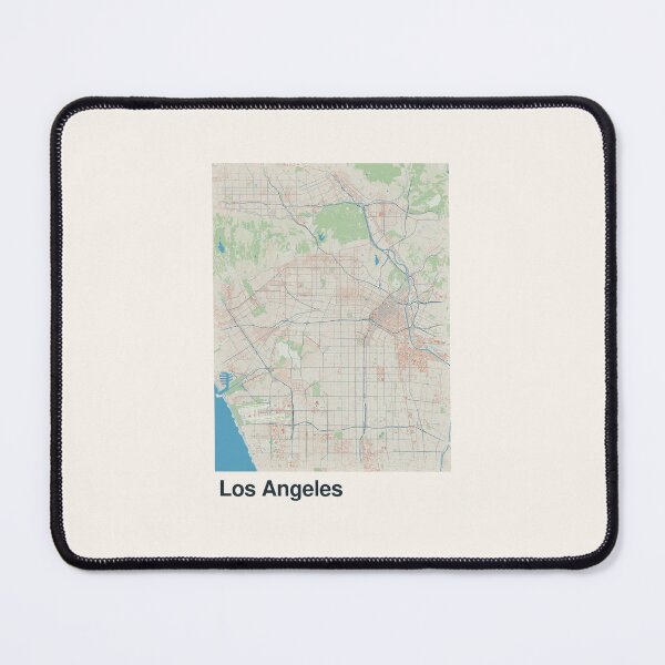 Item preview, Los Angeles Minimalistic Map Art designed and sold by MapsNerd.