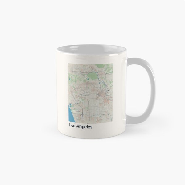 Item preview, Los Angeles Minimalistic Map Art designed and sold by MapsNerd.