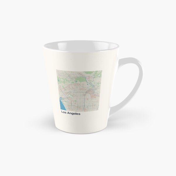 Item preview, Los Angeles Minimalistic Map Art designed and sold by MapsNerd.