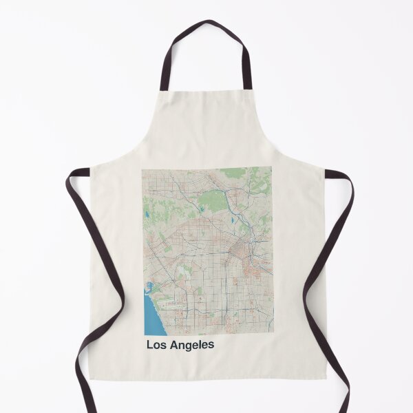 Item preview, Los Angeles Minimalistic Map Art designed and sold by MapsNerd.