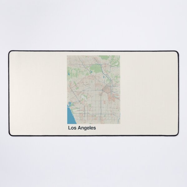 Item preview, Los Angeles Minimalistic Map Art designed and sold by MapsNerd.