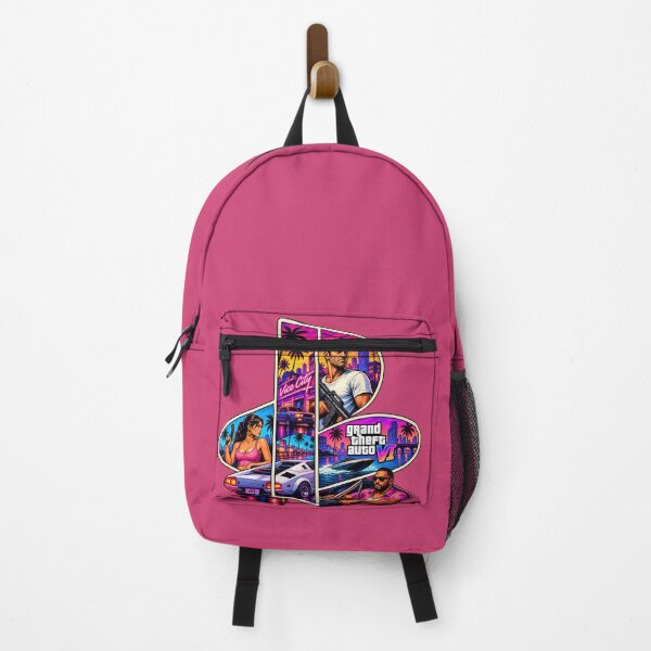 Item preview, GTA 6 Vice City Retro Neon Collage – Gamer Fan Art designed and sold by lexxclothing.