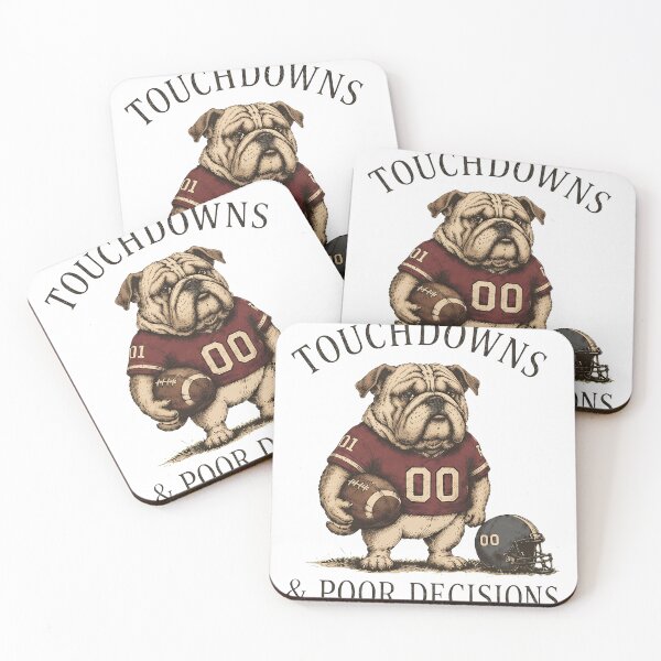 Item preview, Funny Bulldog Football Fan designed and sold by Katherine93077.