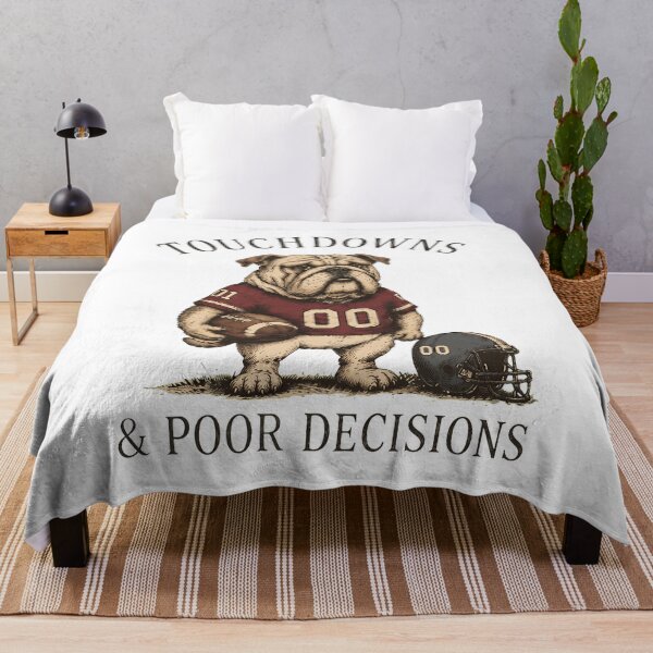 Item preview, Funny Bulldog Football Fan designed and sold by Katherine93077.