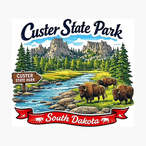 Item preview, Custer State Park South Dakota designed and sold by devonclemon.