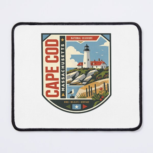 Item preview, Cape Cod Massachusetts National Seashore Travel Destination Lighthouse designed and sold by Star3NowForMe.