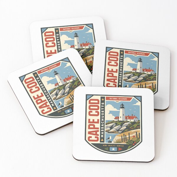 Item preview, Cape Cod Massachusetts National Seashore Travel Destination Lighthouse designed and sold by Star3NowForMe.