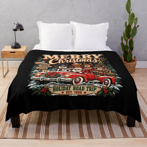 Item preview, Merry Christmas Vintage Holiday Truck Design designed and sold by RyanBisho15871.