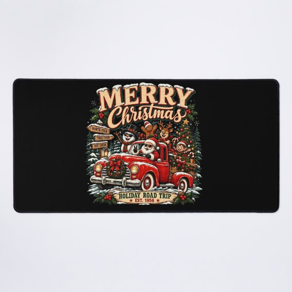Item preview, Merry Christmas Vintage Holiday Truck Design designed and sold by RyanBisho15871.