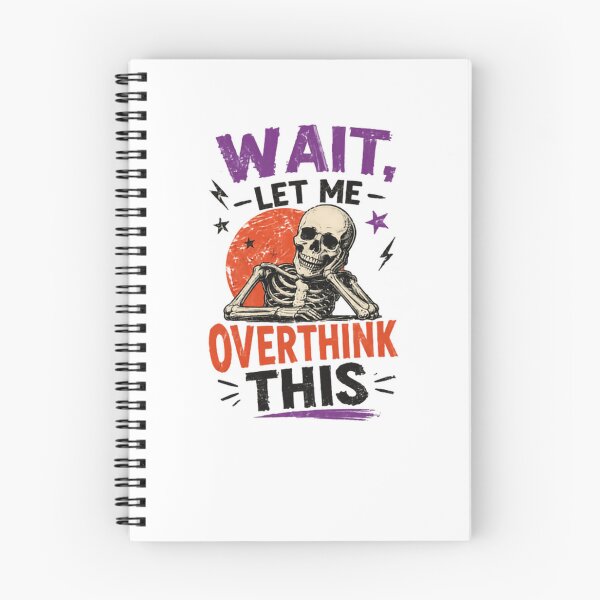 Item preview, Wait, Let Me Overthink This Overthinking Personality Humor designed and sold by HumansStuck12.