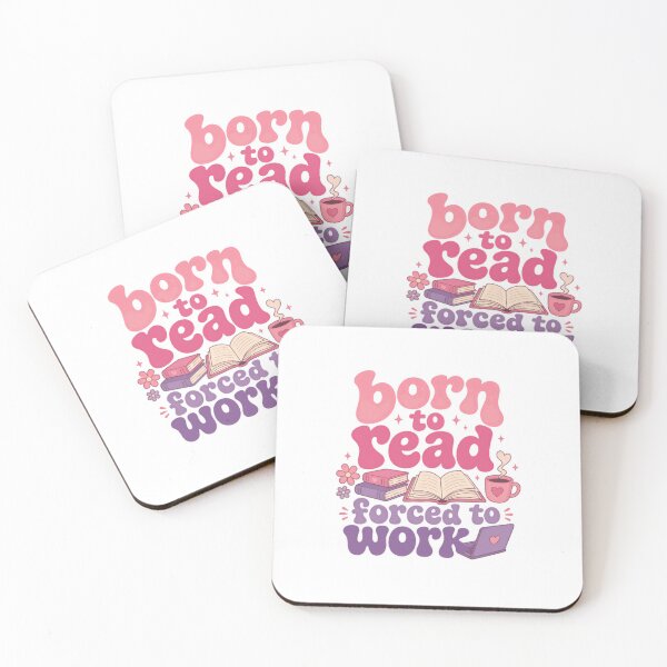 Item preview, Born To Read Forced To Work Book Lover Reader Bibliophile designed and sold by HumansStuck12.