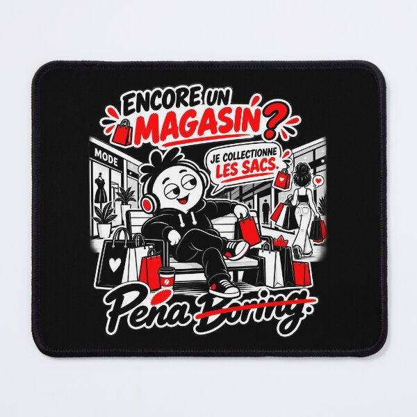 Item preview, Another store? I collect bags – Couple's shopping humor designed and sold by J-Impression.