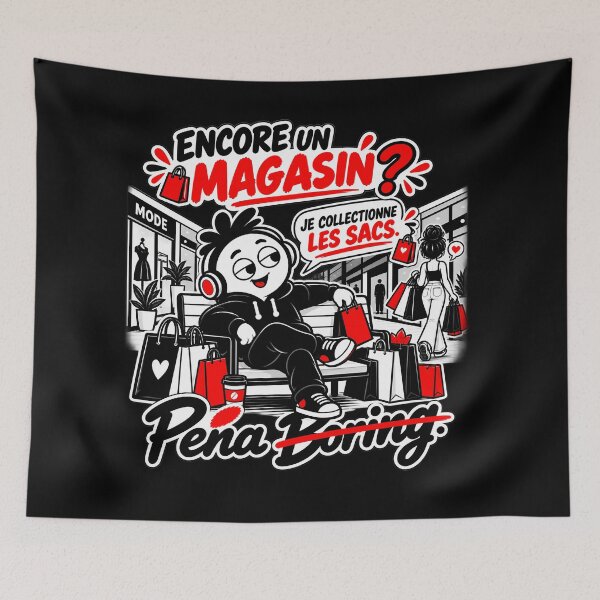 Item preview, Another store? I collect bags – Couple's shopping humor designed and sold by J-Impression.