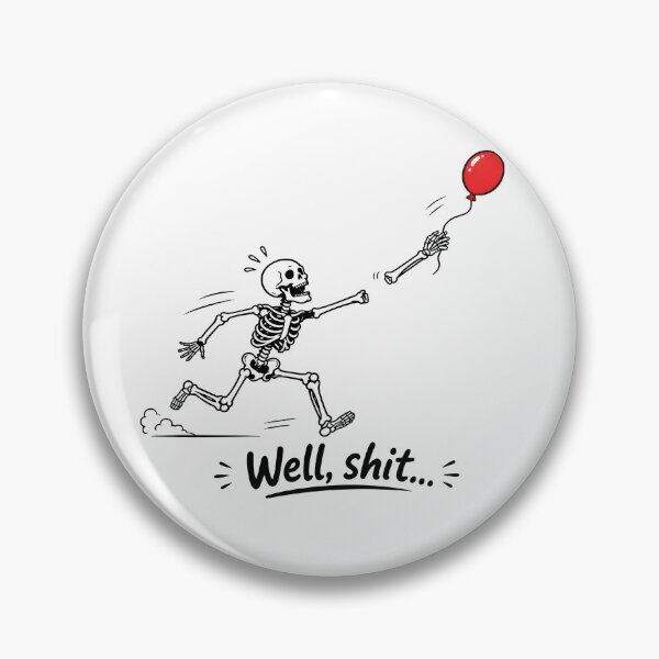 Item preview, Skeleton Lost Balloon designed and sold by Cozysmatsh.