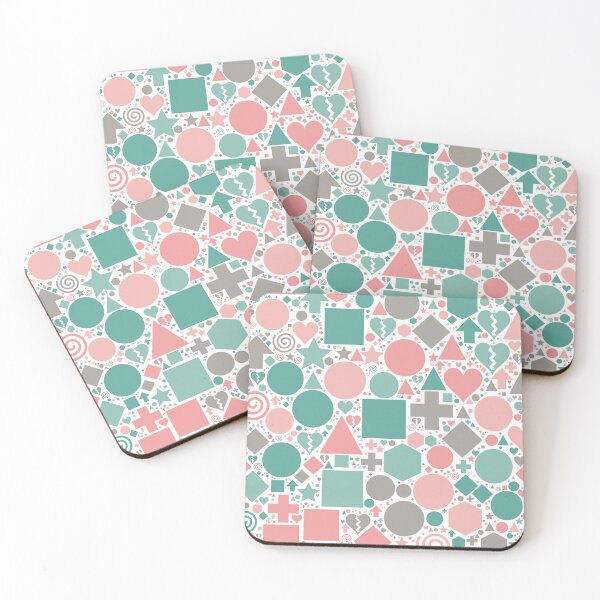 Item preview, Geometric Playground - Soft Kawaii designed and sold by TexSta.