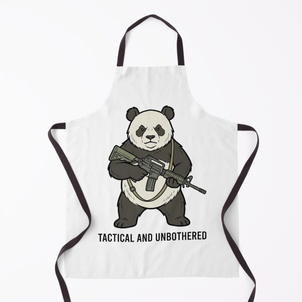 Item preview, Tactical Panda Tactical And Unbothered Funny Giant Bear Military Gun Humor designed and sold by raedattia.