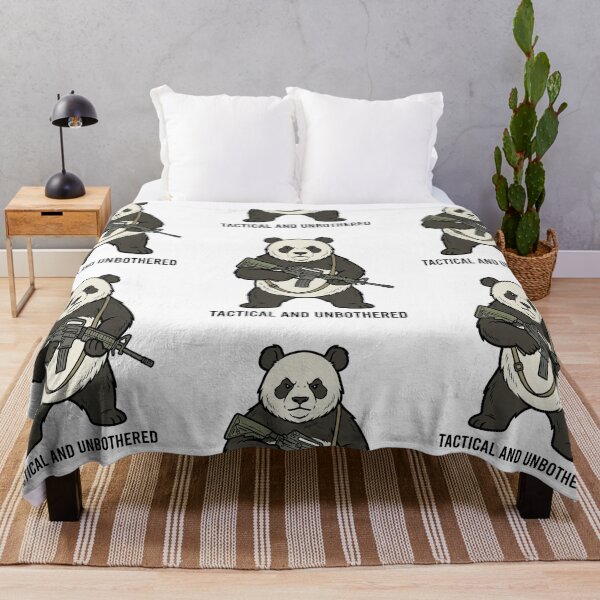Item preview, Tactical Panda Tactical And Unbothered Funny Giant Bear Military Gun Humor designed and sold by raedattia.
