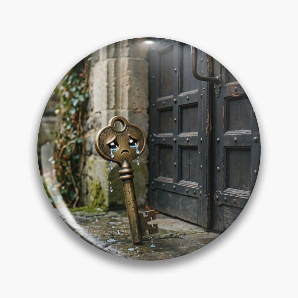 Item preview, Crying Antique Key Outside Locked Gothic Door designed and sold by Michaelragheb.