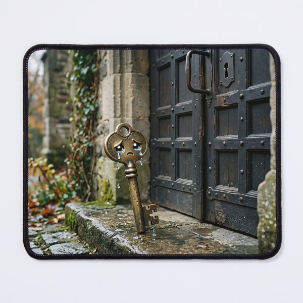 Item preview, Crying Antique Key Outside Locked Gothic Door designed and sold by Michaelragheb.