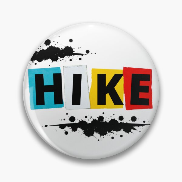 Item preview, HIKE Bold Ransom Note Outdoor Typography designed and sold by GabeMountainArt.