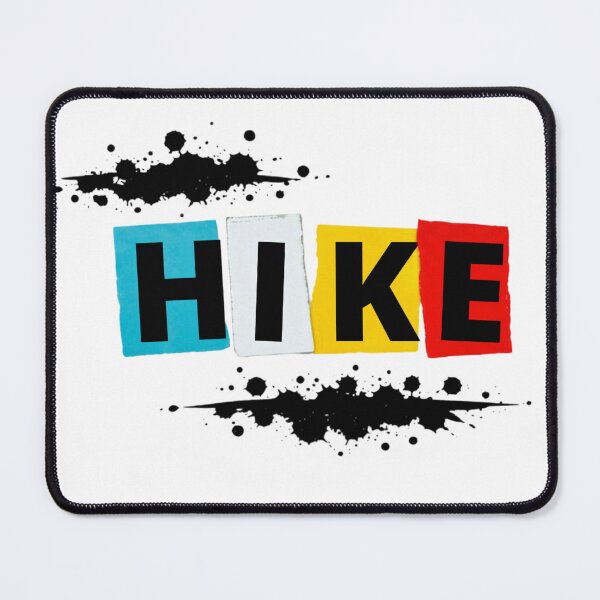 Item preview, HIKE Bold Ransom Note Outdoor Typography designed and sold by GabeMountainArt.