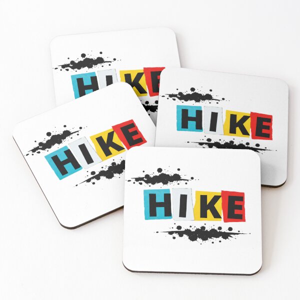 Item preview, HIKE Bold Ransom Note Outdoor Typography designed and sold by GabeMountainArt.