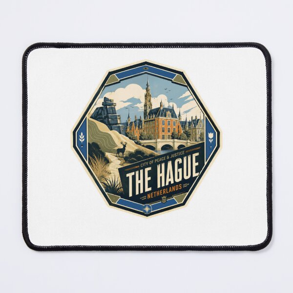 Item preview, City Of Peace & Justice The Hague Netherlands Travel Souvenir European Landmark designed and sold by Star3NowForMe.