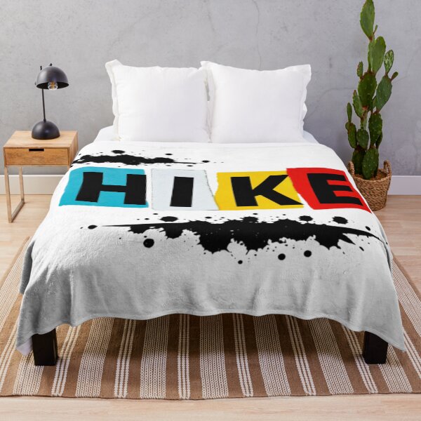 Item preview, HIKE Bold Ransom Note Outdoor Typography designed and sold by GabeMountainArt.