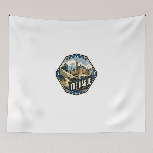 Item preview, City Of Peace & Justice The Hague Netherlands Travel Souvenir European Landmark designed and sold by Star3NowForMe.