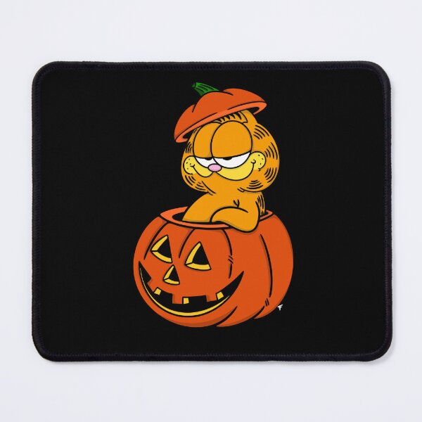 Item preview, Orange Cat Halloween - Black Background  designed and sold by The Abysmall.