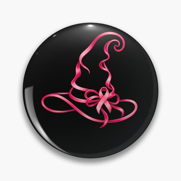 Item preview, Pink Ribbon Witch Hat Breast Cancer Halloween designed and sold by Trippy-Toad.